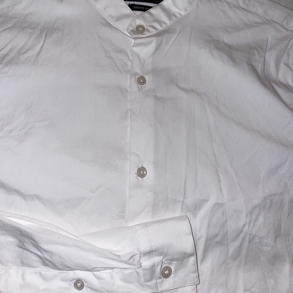 ZARA Man Medium Banded Collar/Siamese collar Shirt - Picture 4 of 5